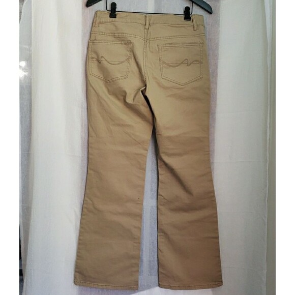 Faded Glory Jeans Womens 8 Average Tan Mid Rise Stretch Bootcut 1972 - Picture 4 of 11